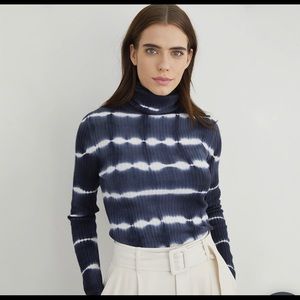 Autumn Cashmere Ribbed Knit Tie Dye Sweater Size S NWT MSRP $350